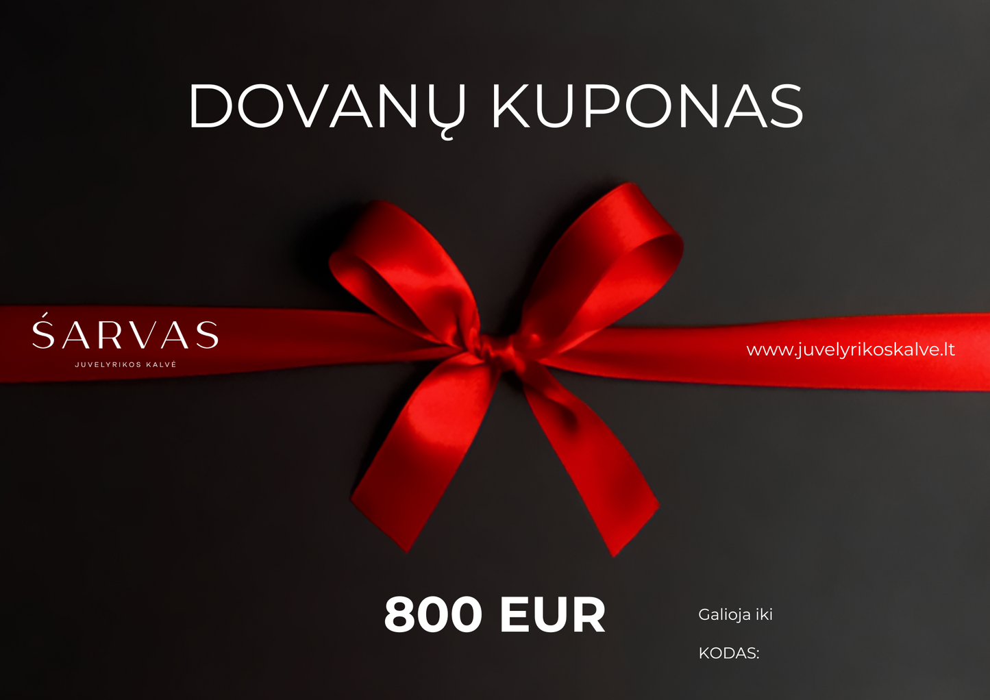 Dovanų kuponas